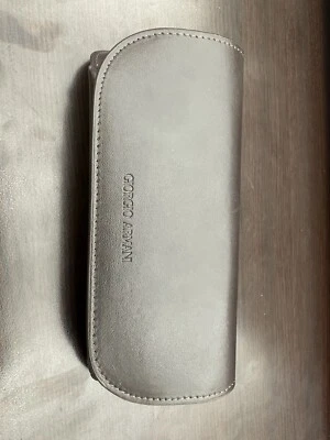 Georgio Armani Brown Frame of Life Lined Snap Close Eyeglass Sunglass Case EUC - Image 1 of 3