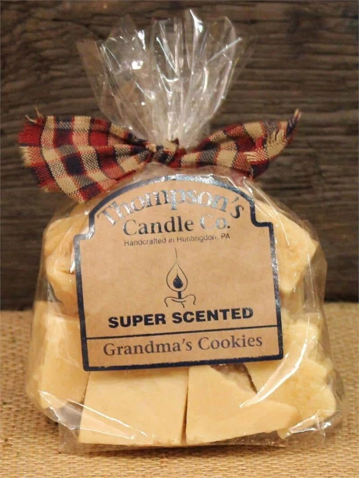 Thompson Candle Co Scented Crumbles/Tarts /Wax Melts 6oz " Grandma's Cookies "