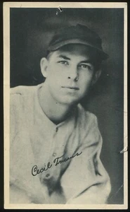 1936 National Chicle Fine Pen Premium (R313) Cecil Travis Washington Senators - Picture 1 of 2