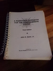 A Rorschach Workbook For The Comprehensive System 3rd Ed. - Foto 1 di 2