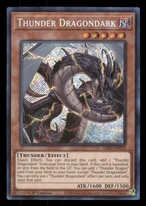 Yu-gi-oh Thunder Dragondark (Secret Rare) #RA03-EN018 Quarter Century Bonanza NM - Picture 1 of 2