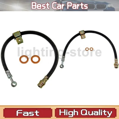 Manguera hidráulica de freno delantero izquierdo delantero derecho para Honda Civic 1976-1979 2 piezas Foto 1 de 4