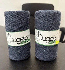 Lot 2 Bugeto Cord Yarn Cotton Measuraments color Pink Size 55  M / 60 yds / 3 mm - Picture 1 of 2