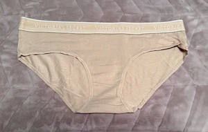 Victoria's Secret Beige Sólido Hiphugger/Hipster Panty ~ GRANDE ~ ¡NUEVO CON ETIQUETAS! - Imagen 1 de 9
