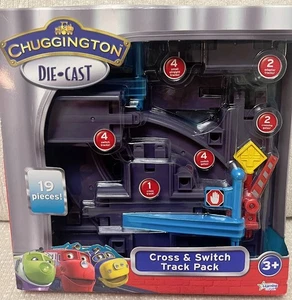 Chuggington Die Cast Cross & Switch Track Pack 19 pcs Torn Box Learning Curve - Picture 1 of 6