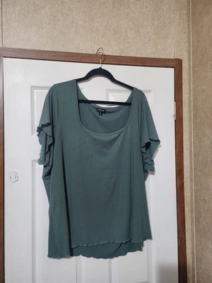 Top para mujer Torrid verde azulado talla 3x Foto 1 de 2