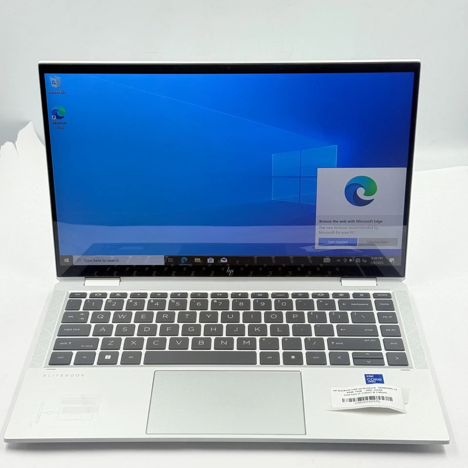 Portátil HP EliteBook x360 G8 14" Táctil Intel i7-1185G7 16GB 256GB SSD W10 Foto 1 de 4