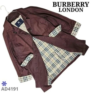 Burberry London Nova Check Trench Coat Cotton Brown US size M Authentic - Picture 1 of 24