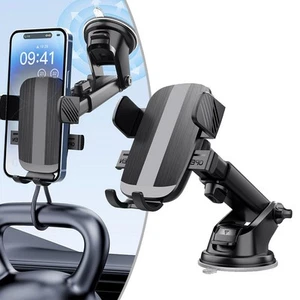 Support Téléphone Voiture avec Bras Fort et Angles Réglables pour Confort Uti - Photo 1 sur 7