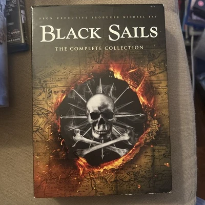 Black Sails Complete Series Seasons 1 2 3 4 DVD Set Like New Fee Shipping Fast - Image 1 of 4