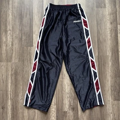 Pantalones AND1 Para Hombre Extra Grandes Brillantes Deslumbrantes Baloncesto Lágrima Breakaway Snap De Colección Foto 1 de 4