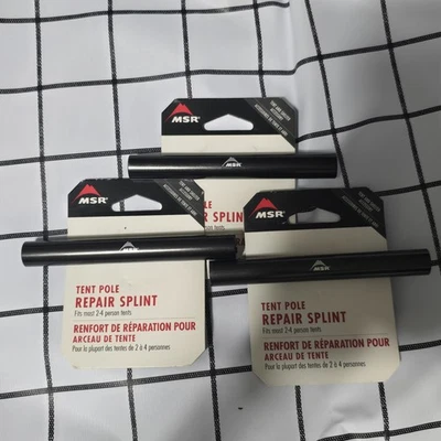 MSR Stecca di Riparazione Palo per Tenda Nera Spedizione Gratuita (3 Pezzi) - Immagine 1 di 3