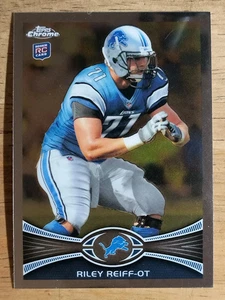 2012 Topps Chrome #4 Riley Reiff RC - Bild 1 von 2