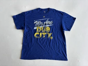 Majestic We Are Dubb City Golden State Warriors Basketball Shirt Herren XL blau - Bild 1 von 5