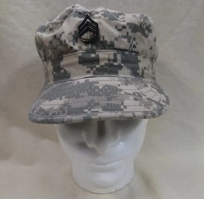 U.S Army Cadet Patrol Camo Cap Hat Green Sz 7 1/4 Made In USA - Image 1 of 4