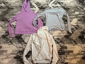 Lot Of 3 Athleta Girls Long Sleeve Tops Large / 12 - Picture 1 of 7