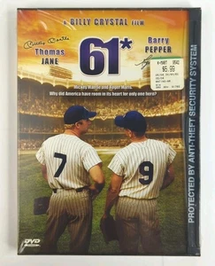 61* 2000 DVD, HBO Mickey Mantle Roger Maris Yankees Baseball Film, New Sealed - Imagen 1 de 2