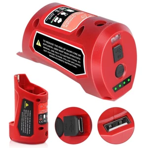 Battery Charger Converter USB Adapter for Milwaukee 12V Lithium Battery N12 - Picture 1 of 8