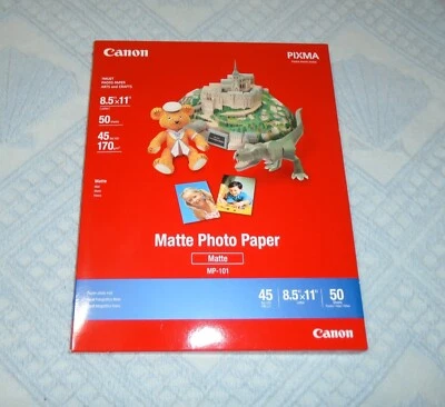 Canon 7981A004 Photo Paper Plus, Matte, 8-1/2 x 11 (Open box 50 Sheets) - Image 1 of 4