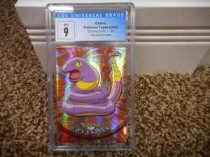 Ekans Topps SPECTRA Chrome series 1 cgc 9 MINT Pokemon 2000 card #23 psa Pokémon - Picture 1 of 5