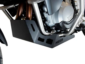 Sabot moteur HEED pour BMW F 850 GS Adventure (2021 - ) EURO 5 - acier, noir - Photo 1/3
