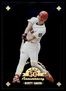 1998 Leaf Fractal Foundations RUSTY GREER /3999 - Picture 1 of 2