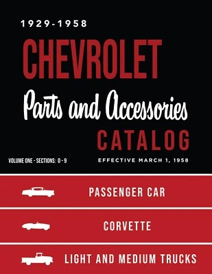 1929-1958 Chevrolet Parts & Accessories Catalog - Image 1 of 4
