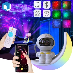 Astronaut Projector Galaxy Starry Night Light Remote Control Bluetooth Speaker - Picture 1 of 13