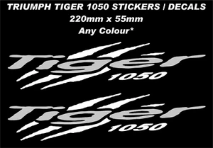 Fairing / Tank Decals Stickers for Tiger 1050 "Claws/Stripes" Any Colour* - Picture 1 of 1
