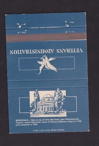 Old    Matchcover USA  BN157477  matchbox Military Veteran - Picture 1 of 1