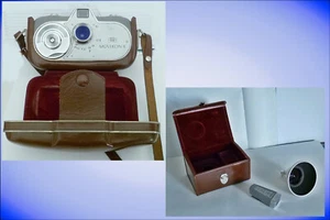 Zeiss Ikon Filmkamera Movikon 8 + Movigonar + Ledertasche * Aufsetzsucher - Bild 1 von 16