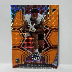 Tarjeta de novato reactiva naranja Mosaic Tyler Allgeier 2022 - Imagen 1 de 2