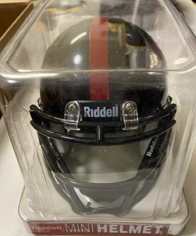 Nebraska Cornhuskers NCAA Black Mini  Helmet In  Riddell Case Cover