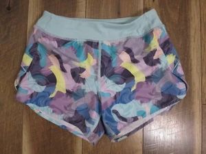Athleta Girl's Multicolor Vivid Stroke 3" Shorts Sz L/12 - Picture 1 of 7