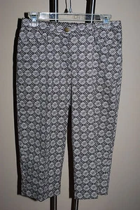 NWOT TANJAY CAPRI PANTS SIZE 8 PETITE - Picture 1 of 4