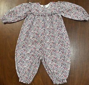 James and Lottie Baby Girl Floral Romper Long Sleeve Size 2T NEW - Picture 1 of 20