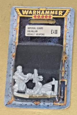 Warhammer 40k Imperial Guard Valhalla Assault Weapons Blister Sealed NOS OOP - Image 1 of 4