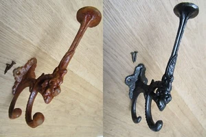 PACK OF 3 OGRE old vintage french gothic hanging hat & coat hook hanger peg - Picture 1 of 1