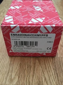 Carlo Gavazzi EM540DINAV23XM1PFB 3-PH Energy Meter 65A NO-8201146 New In Box - Picture 1 of 3