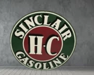 Sinclair Porcelain Enamel Heavy Metal Sign 30 Inches Single Side - Image 1 of 2