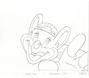 Chuck E Cheese Pizza Commercial Production Animation Cel Drawing 2005 E-028 - Picture 1 of 1