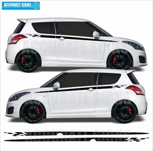 Stickers for Suzuki Swift Stripes Decals Vinyl Graphics - Picture 1 of 6