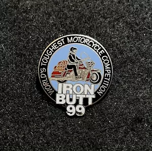 Pin de competición de motocicletas Iron Butt 99 Association más duro del mundo - Imagen 1 de 3