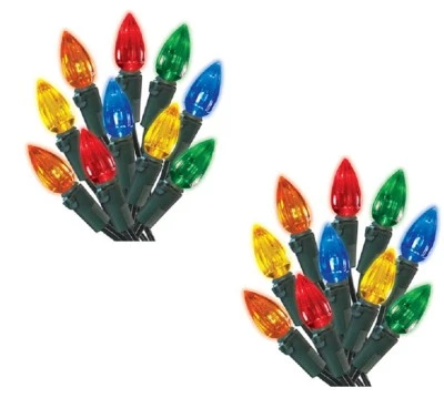 (2) ea Holiday Wonderland 47702-88 200 Count Multi C3 LED Christmas Lights Spool - Image 1 of 4