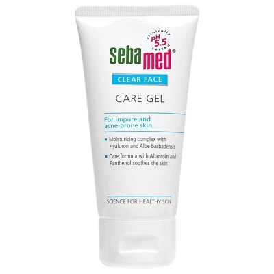Gel de cuidado facial transparente Sebamed para hidratar la piel 50 ml Foto 1 de 4