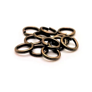 100, 500 o 1,000 piezas a granel antiguos anillos de salto abiertos de cobre de 6 mm - vendedor de EE. UU. - AC044 - Imagen 1 de 2