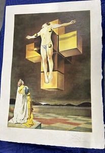 Salvador Dali “Corpus Hypercubicus" signed/numbered w/COA - Picture 1 of 21