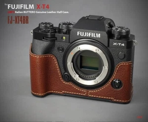 LIM'S Echtleder Kamera Halbtasche Schwalbenschwanz Platte für Fuji Fujifilm X-T4 BK - Bild 1 von 12
