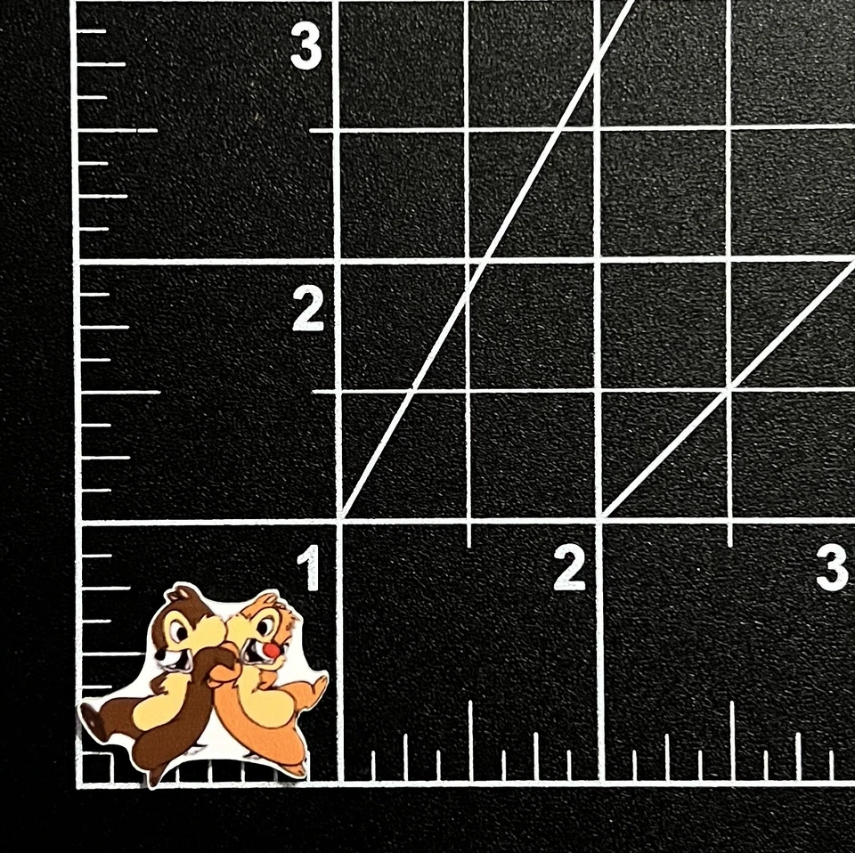 Resina plana espalda plana Chip and Dale de Disney | BRILLO Foto 1 de 1