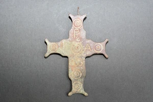 Large 17th century Enkolpion cross Eastern Orthodox crucifix - Picture 1 of 4